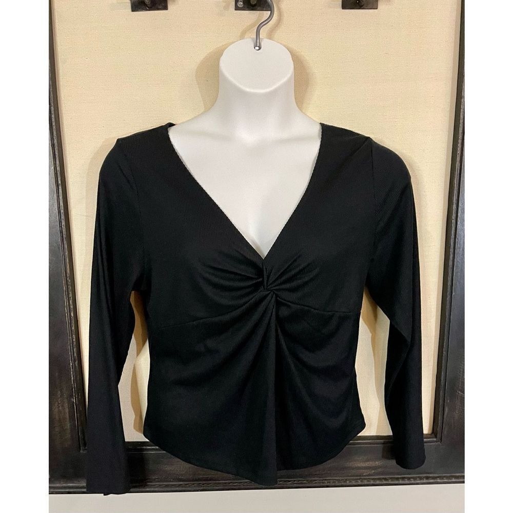 Hippie Rose Black Top - Size 2X